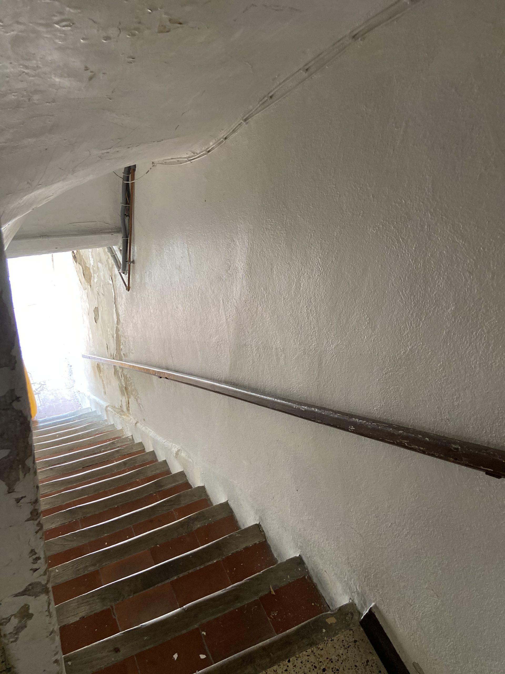 escaliers avant travaux