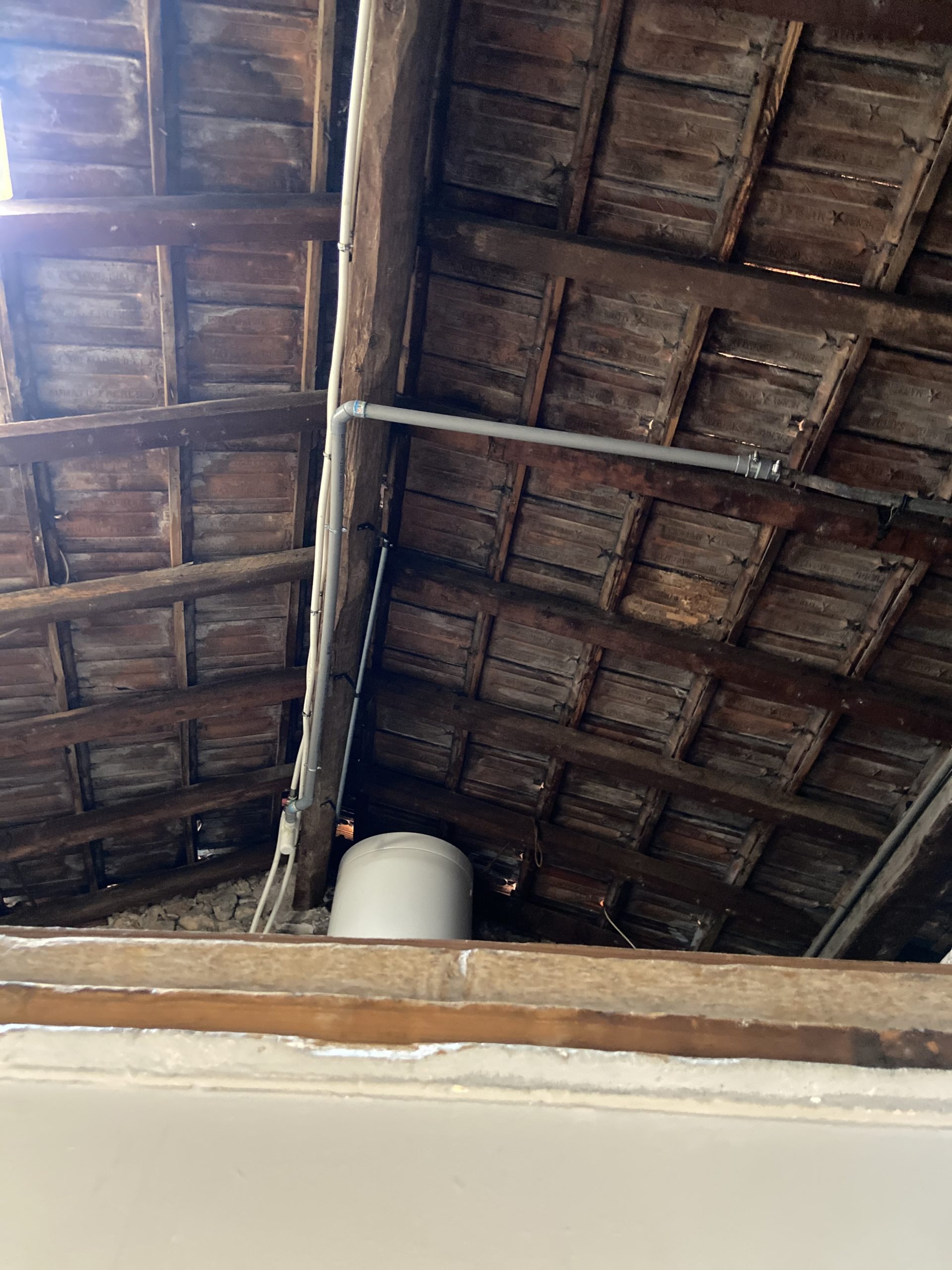 Combles avant travaux